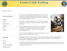 Tablet Screenshot of lions-erding.de